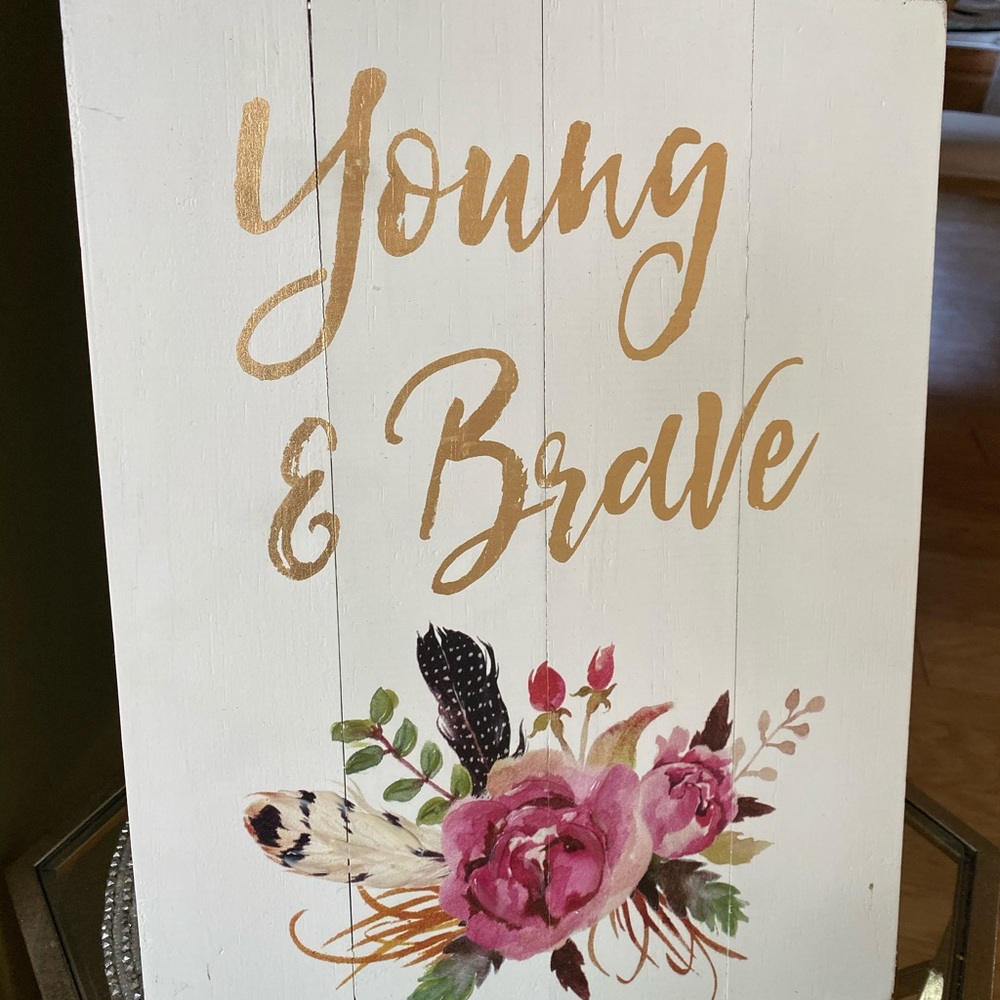 Wooden Sign for Wedding or Party